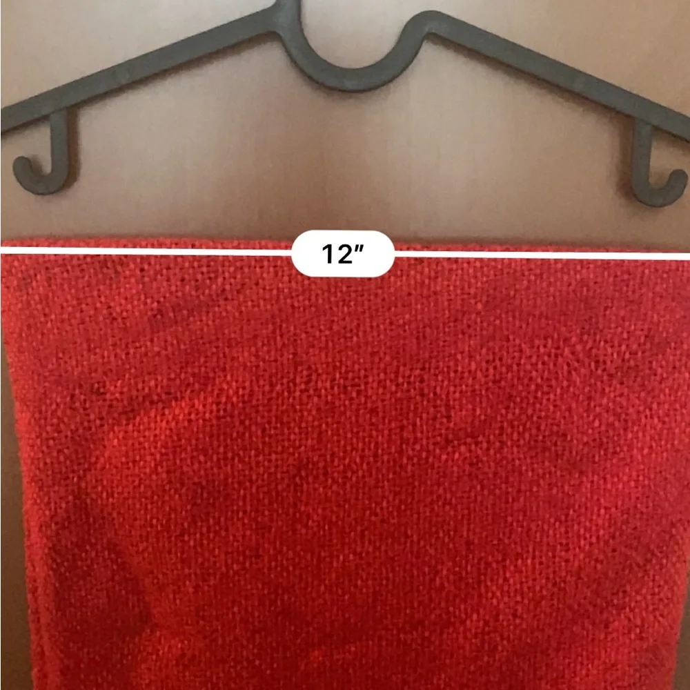 Red quality scarf